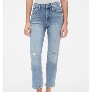 GAP Cheeky Straight High Rise Jeans